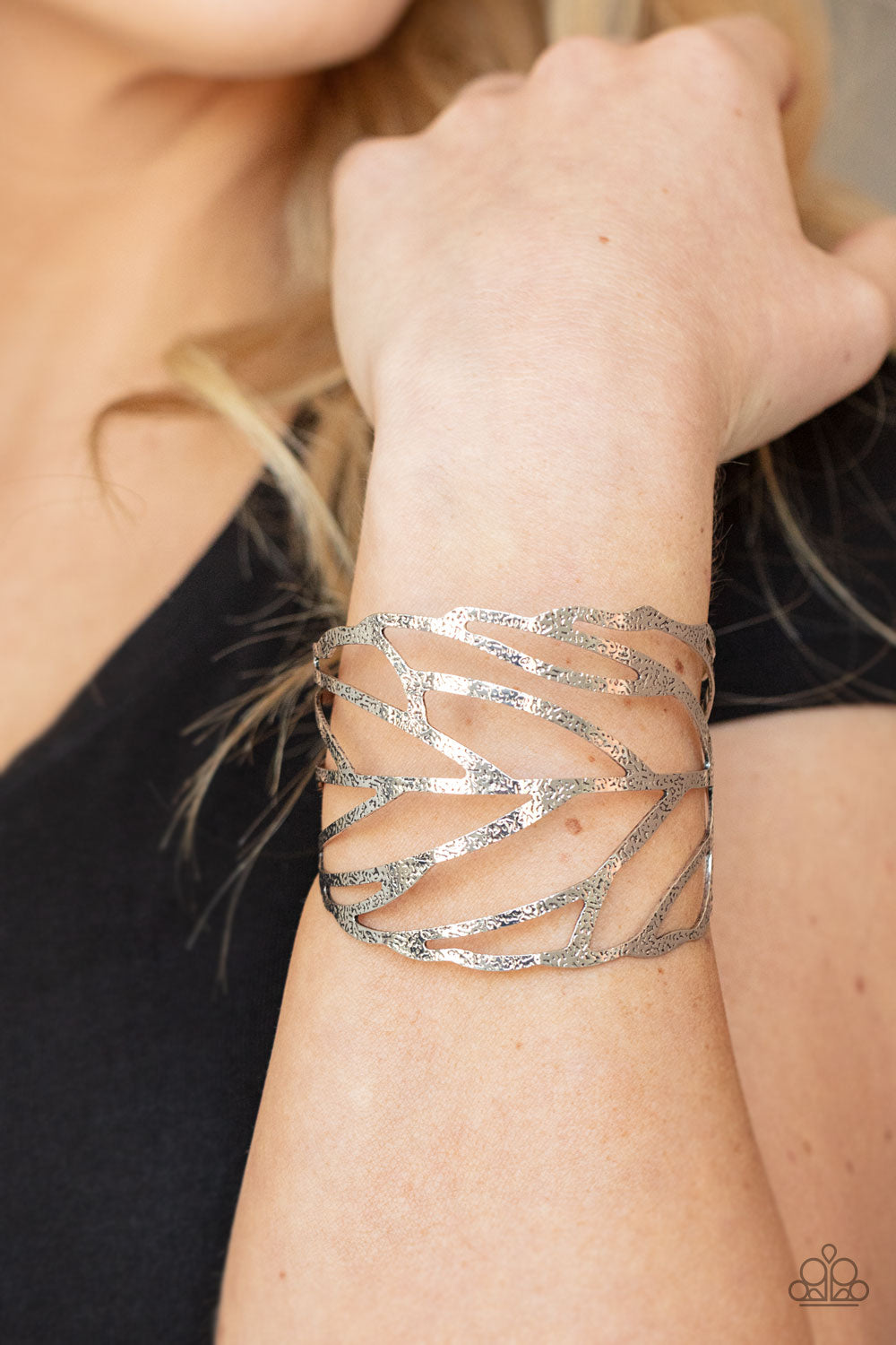 Paparazzi Accessories ❋FLOCK, Stock, and Barrel - Silver Bracelet❋ Flat Rate Ship $4.50❋