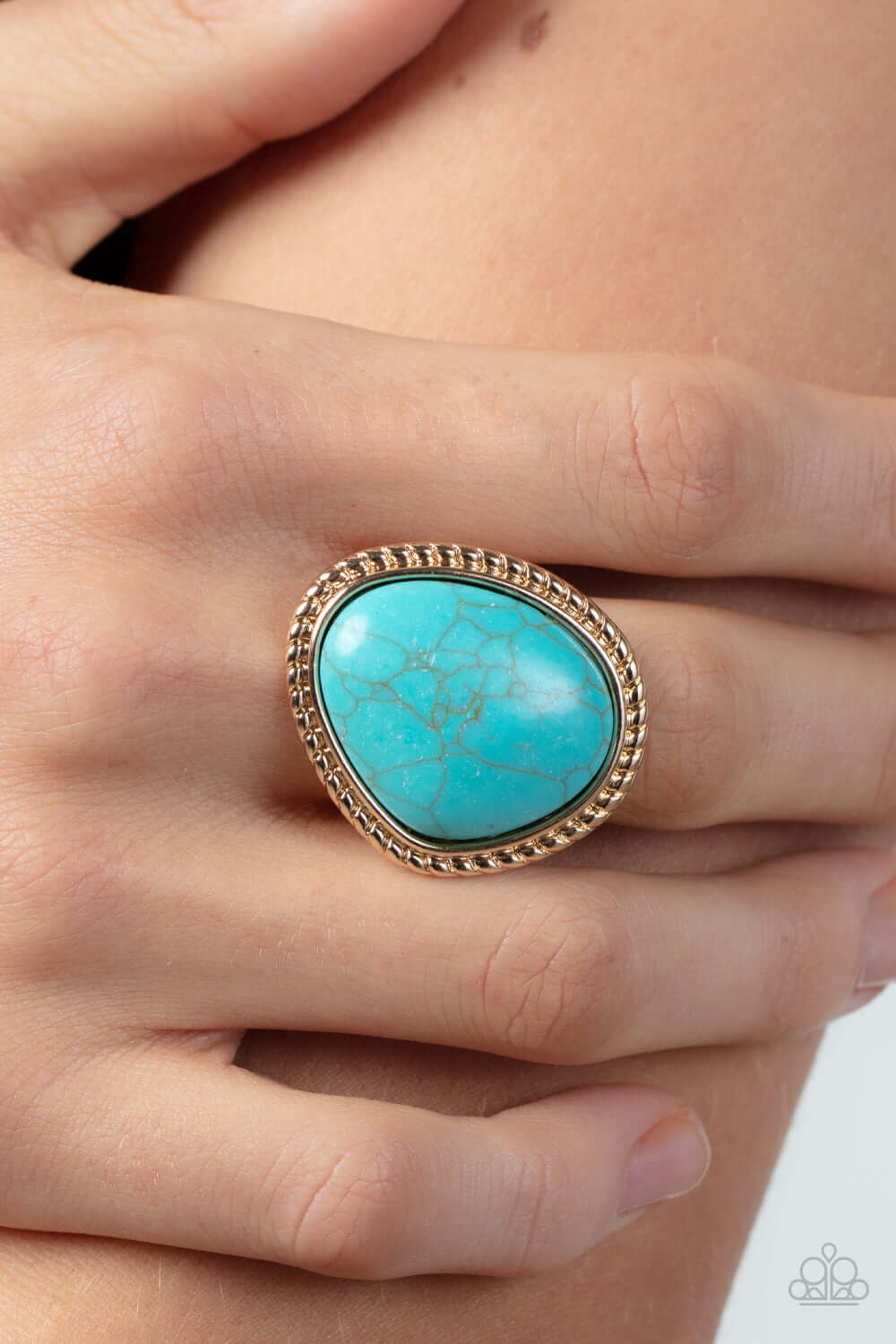 Paparazzi Accessories ❋Take the High RODEO - Gold Ring❋ Flat Rate Ship $4.50❋ - Image #2