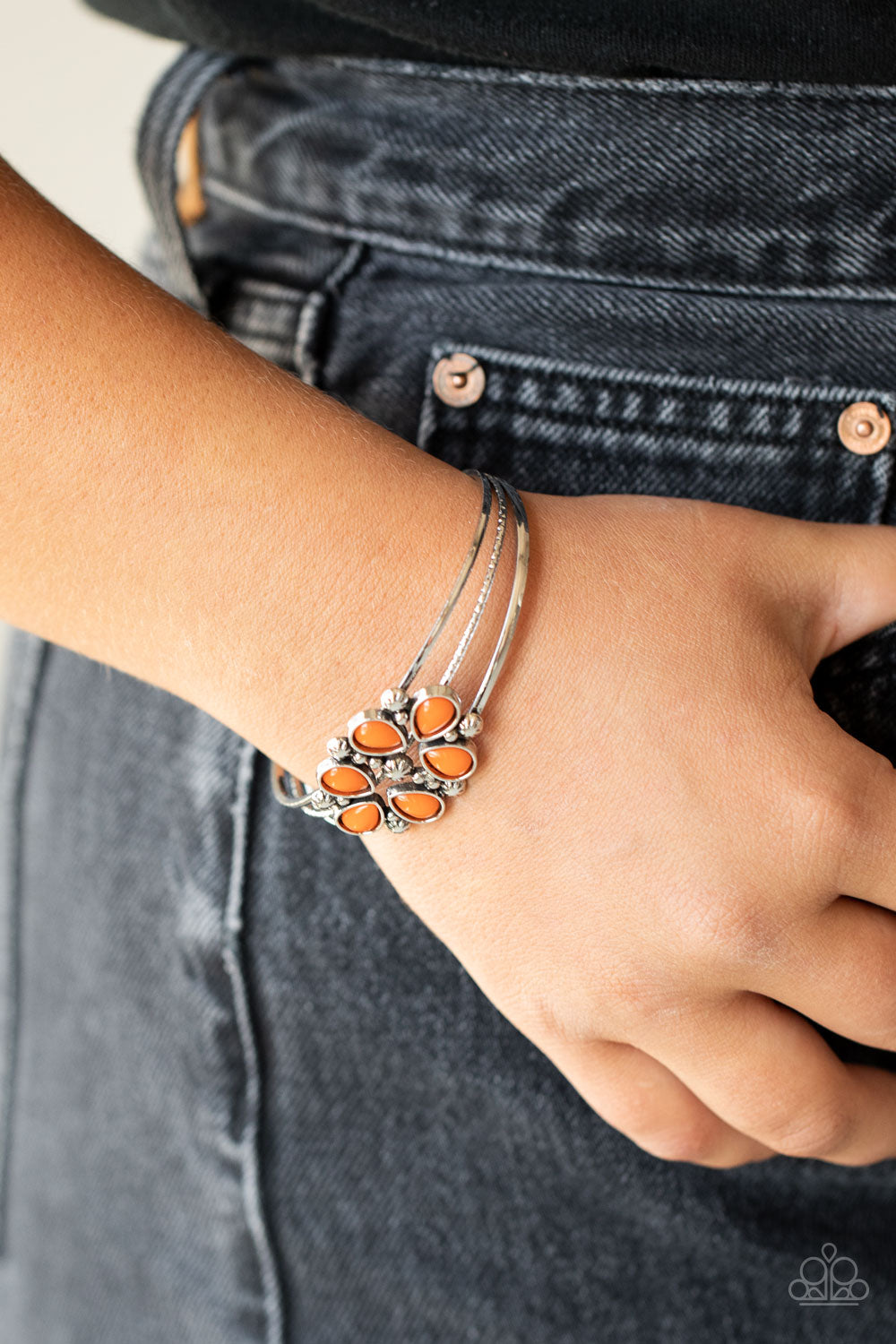 Paparazzi Accessories ❋Taj Mahal Meadow - Orange Bracelet❋ Flat Rate Ship $4.50❋