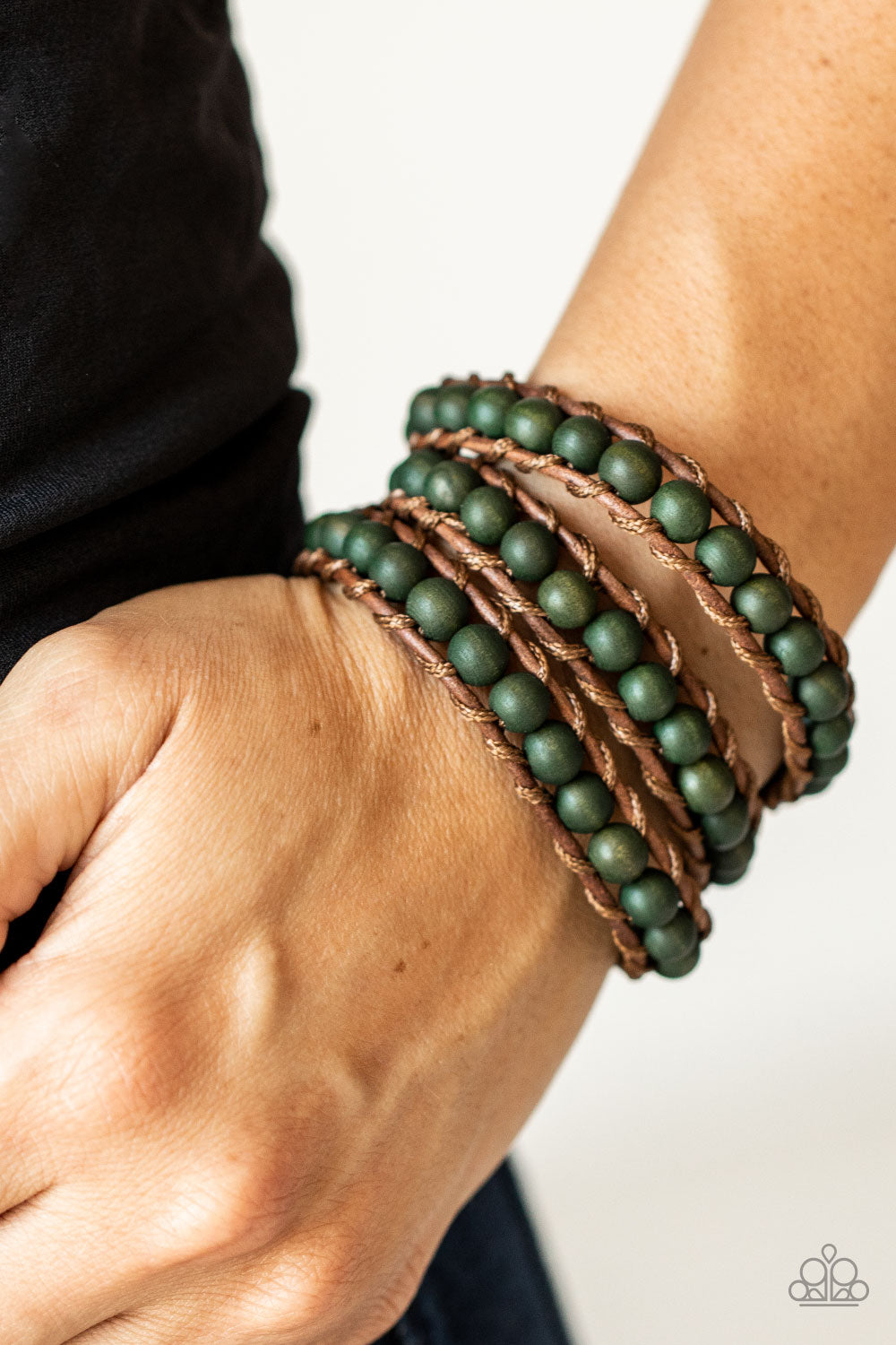 Paparazzi Accessories ❋Pine Paradise - Green Bracelet❋ Flat Rate Ship $4.50❋