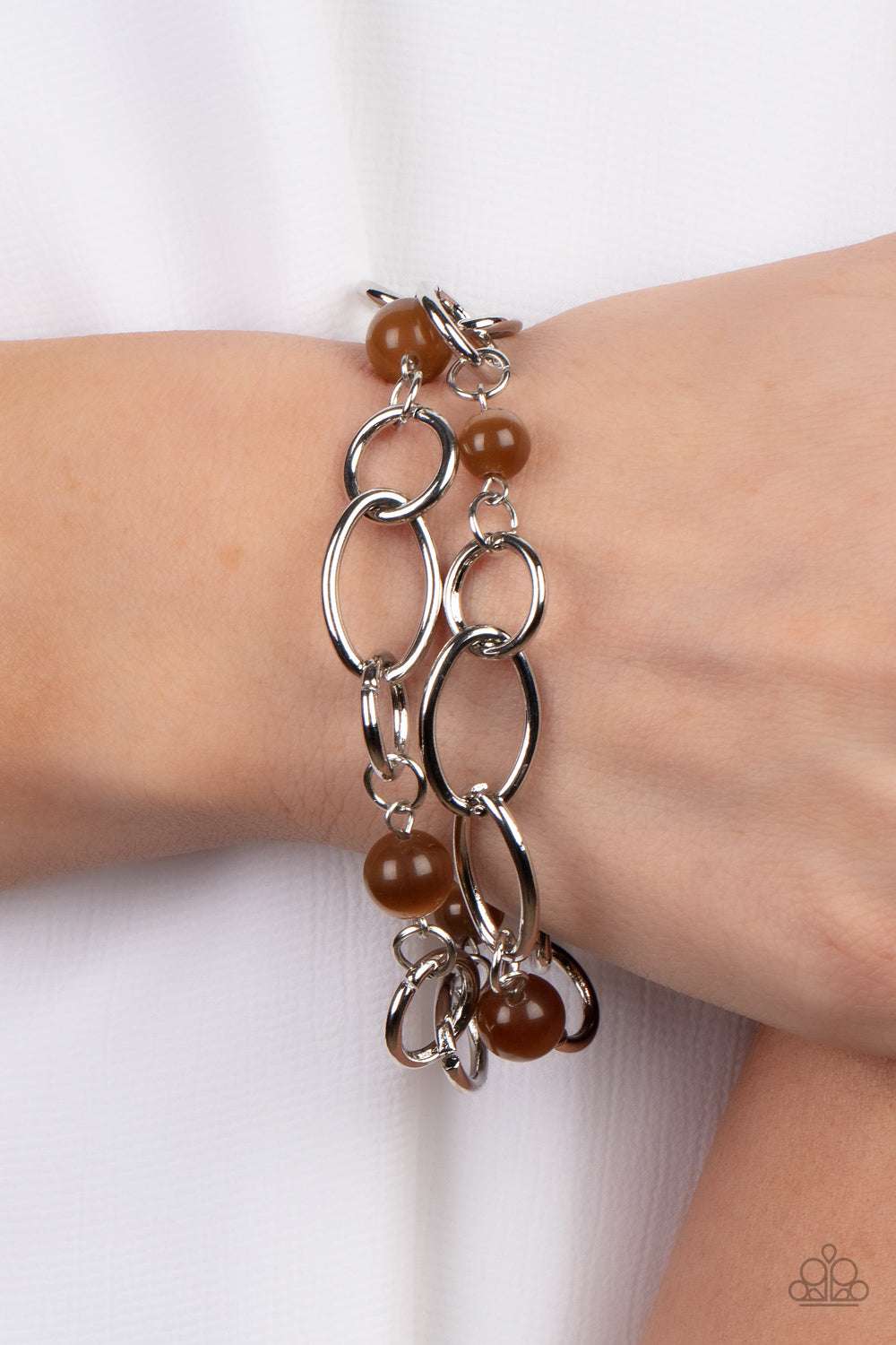 Paparazzi Accessories ❋Delightfully Daydreamy - Brown Bracelet❋ Flat Rate Ship $4.50❋