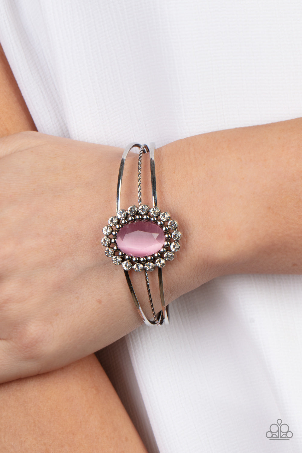 Paparazzi Accessories ❋Prismatic Flower Patch - Pink Bracelet❋ Flat Rate Ship $4.50❋