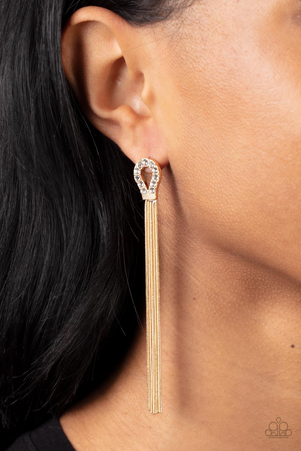 Paparazzi Accessories ❋Dallas Debutante - Gold Post Earrings❋ Flat Rate Ship $4.50❋