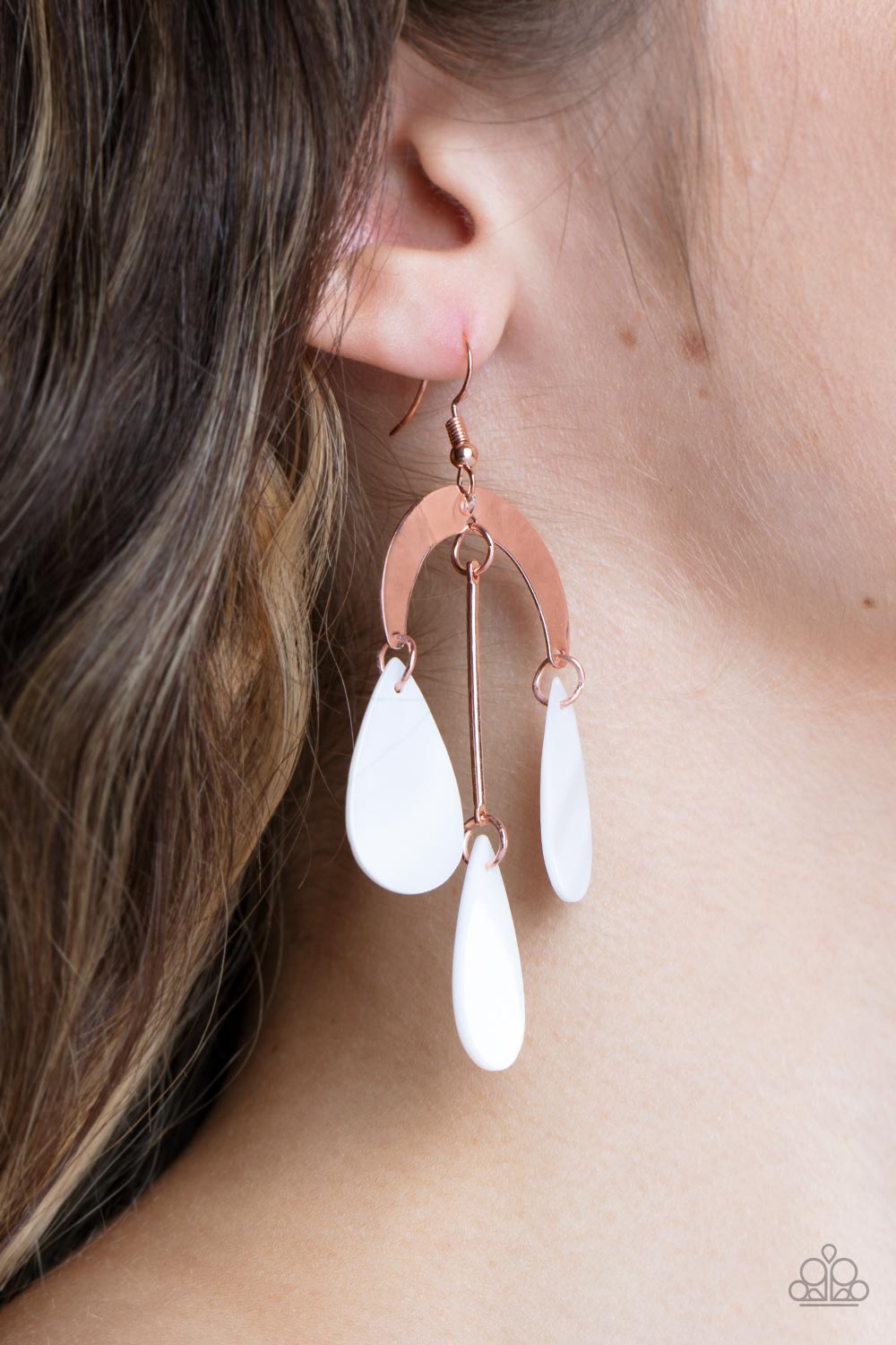 Paparazzi Accessories ❋Atlantis Ambience - Copper Earrings❋ Flat Rate Ship $4.50❋