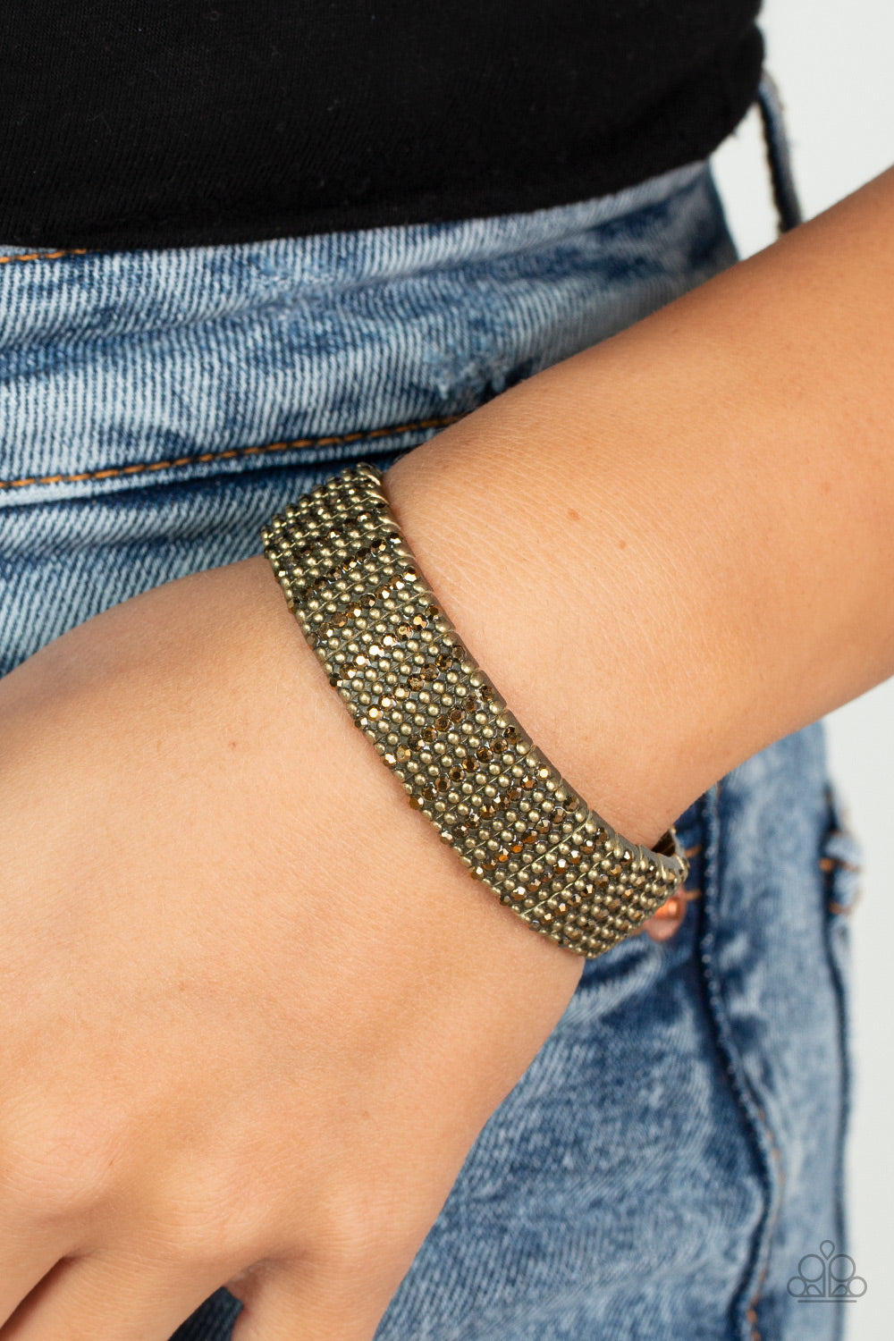 Paparazzi Accessories ❋The GRIT Factor - Brass Bracelet Bracelet❋ Flat Rate Ship $4.50❋
