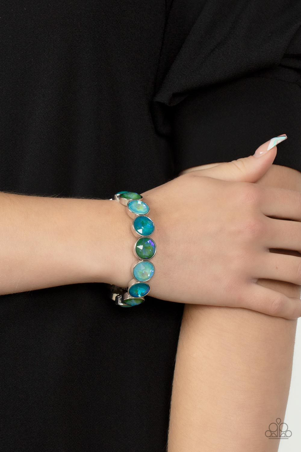 Paparazzi Accessories ❋Radiant on Repeat - Green Bracelet❋ Flat Rate Ship $4.50❋