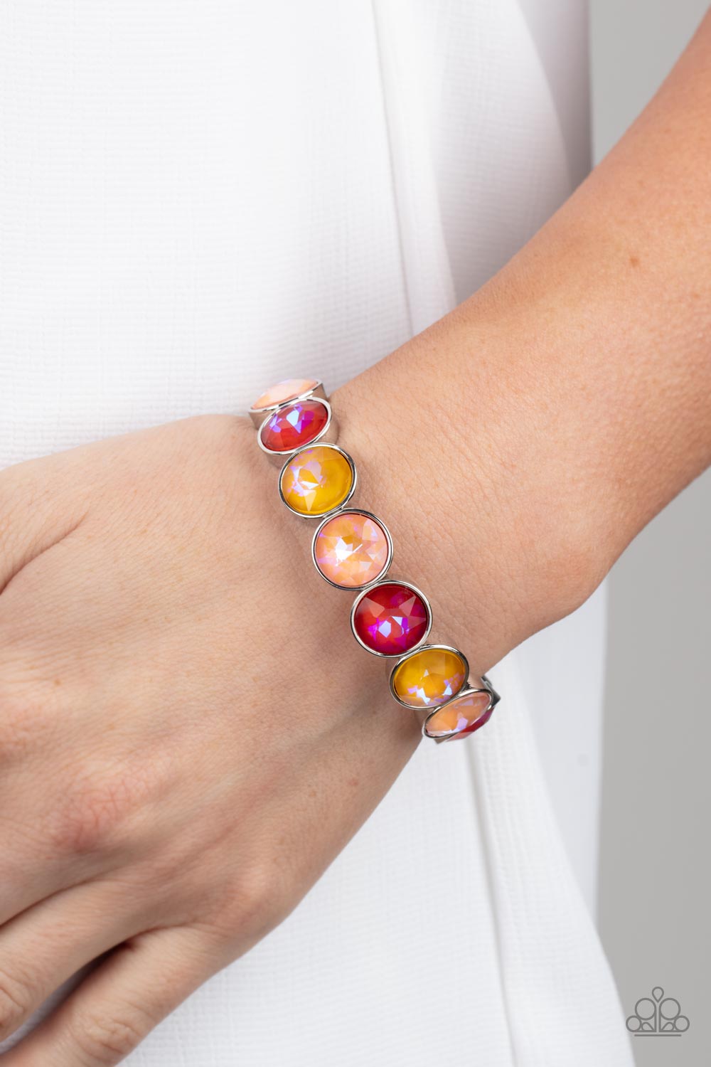 Paparazzi Accessories ❋Radiant on Repeat - Orange Bracelet❋ Flat Rate Ship $4.50❋
