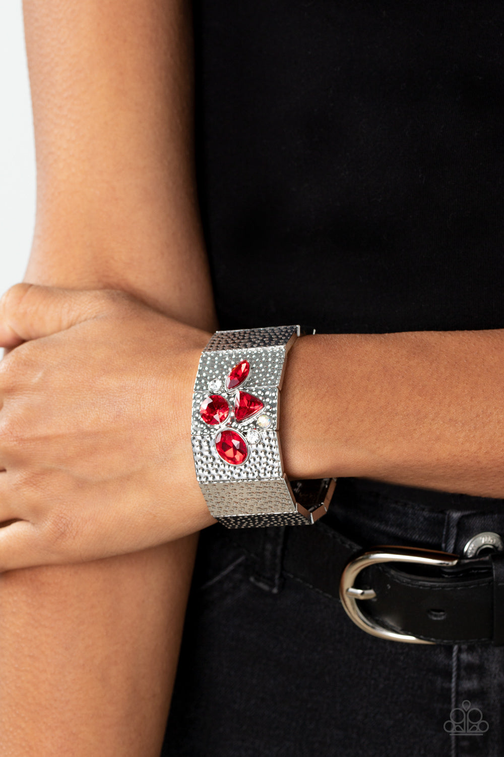 Paparazzi Accessories ❋Flickering Fortune - Red Bracelet❋ Flat Rate Ship $4.50❋