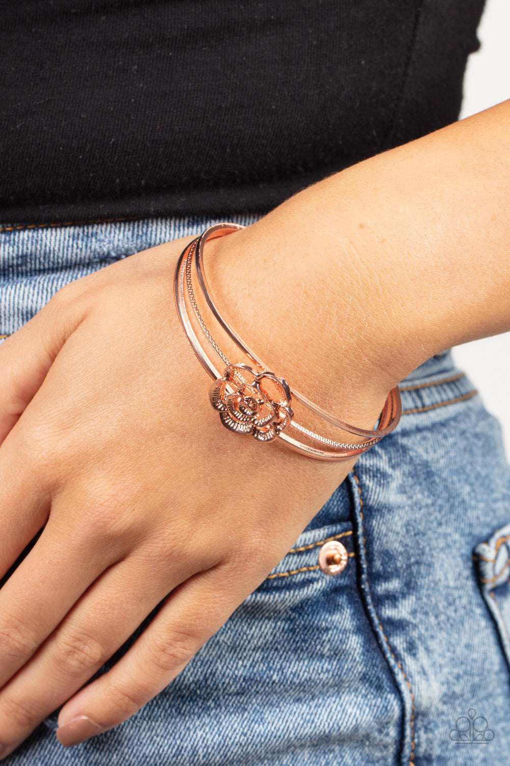 Paparazzi Accessories ❋Rosy Repose - Copper Bracelet❋ Flat Rate Ship $4.50❋