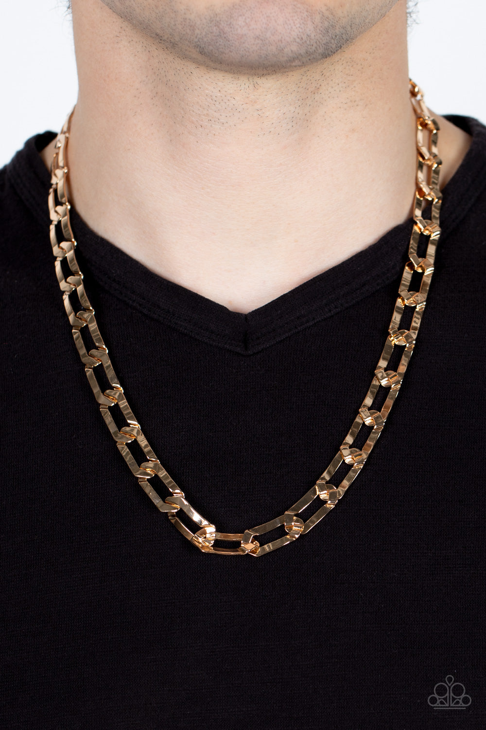 Paparazzi Accessories ❋Full-Court Press - Gold Mens Necklace❋ Flat Rate Ship $4.50❋
