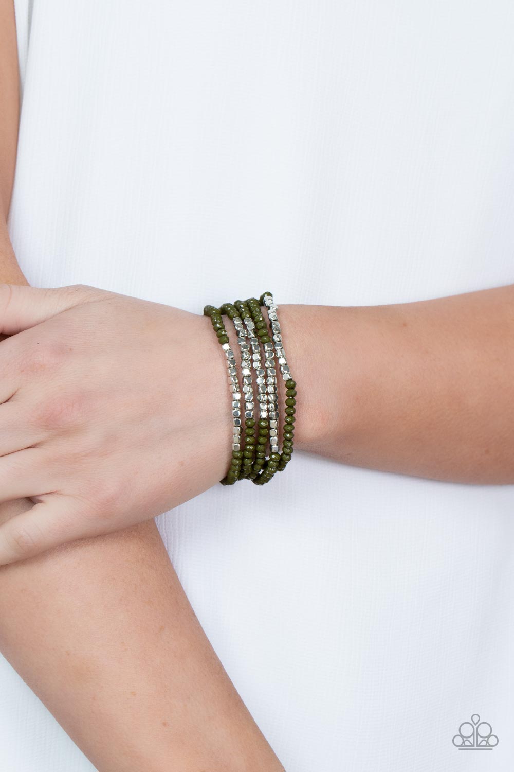 Paparazzi Accessories ❋Tulum Trek - Green Bracelet❋ Flat Rate Ship $4.50❋