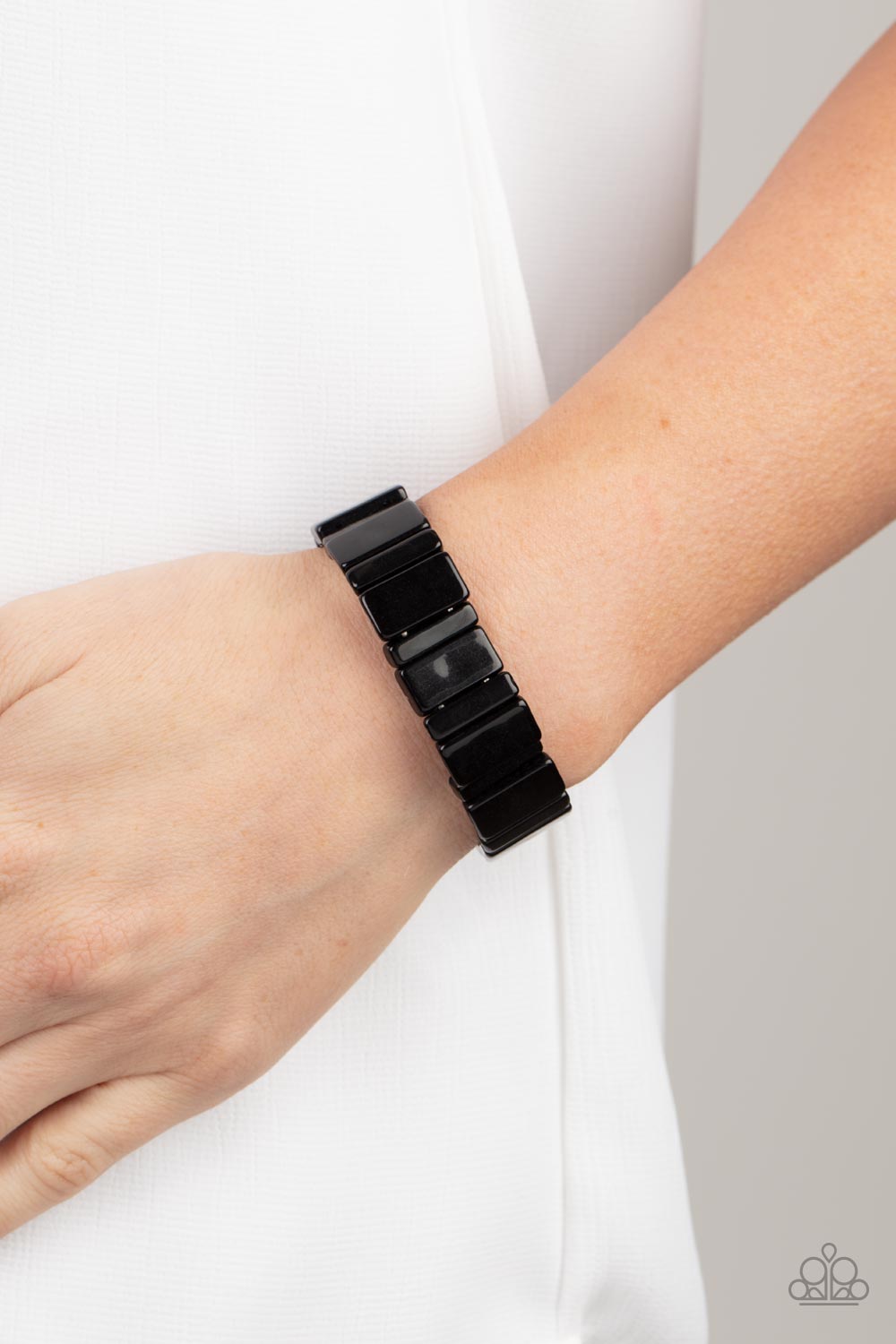 Paparazzi Accessories ❋In Plain SIGHTSEER - Black Bracelet❋ Flat Rate Ship $4.50❋