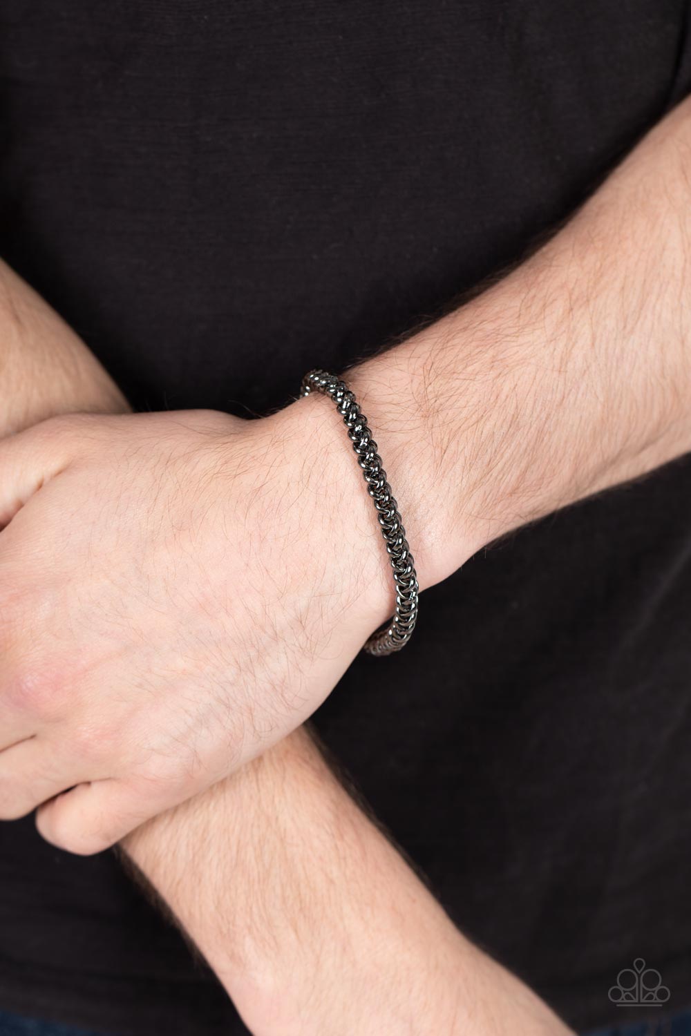 Paparazzi Accessories ❋Setting The Pace - Black Mens Bracelet❋ Flat Rate Ship $4.50❋