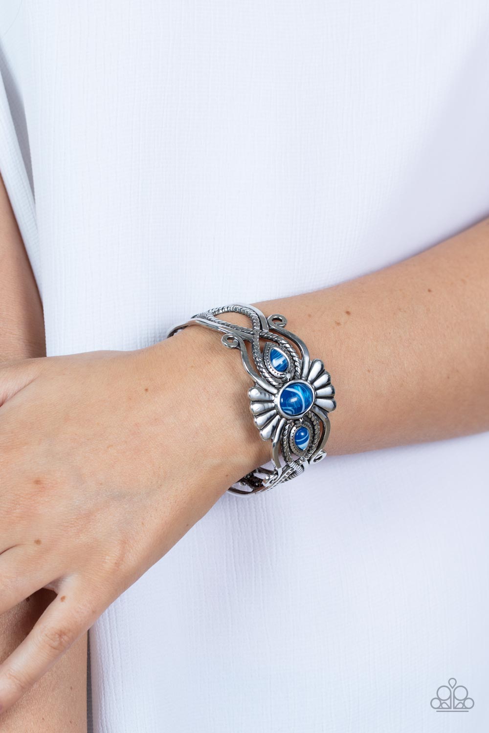 Paparazzi Accessories ❋Rural Rumination - Blue Bracelet❋ Flat Rate Ship $4.50❋