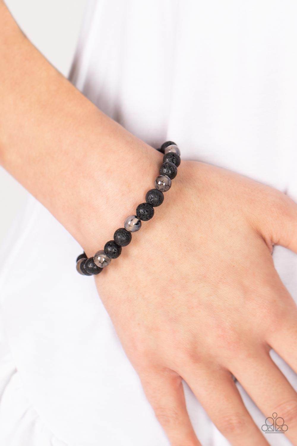 Paparazzi Accessories ❋Molten Mogul - Black Bracelet❋ Flat Rate Ship $4.50❋