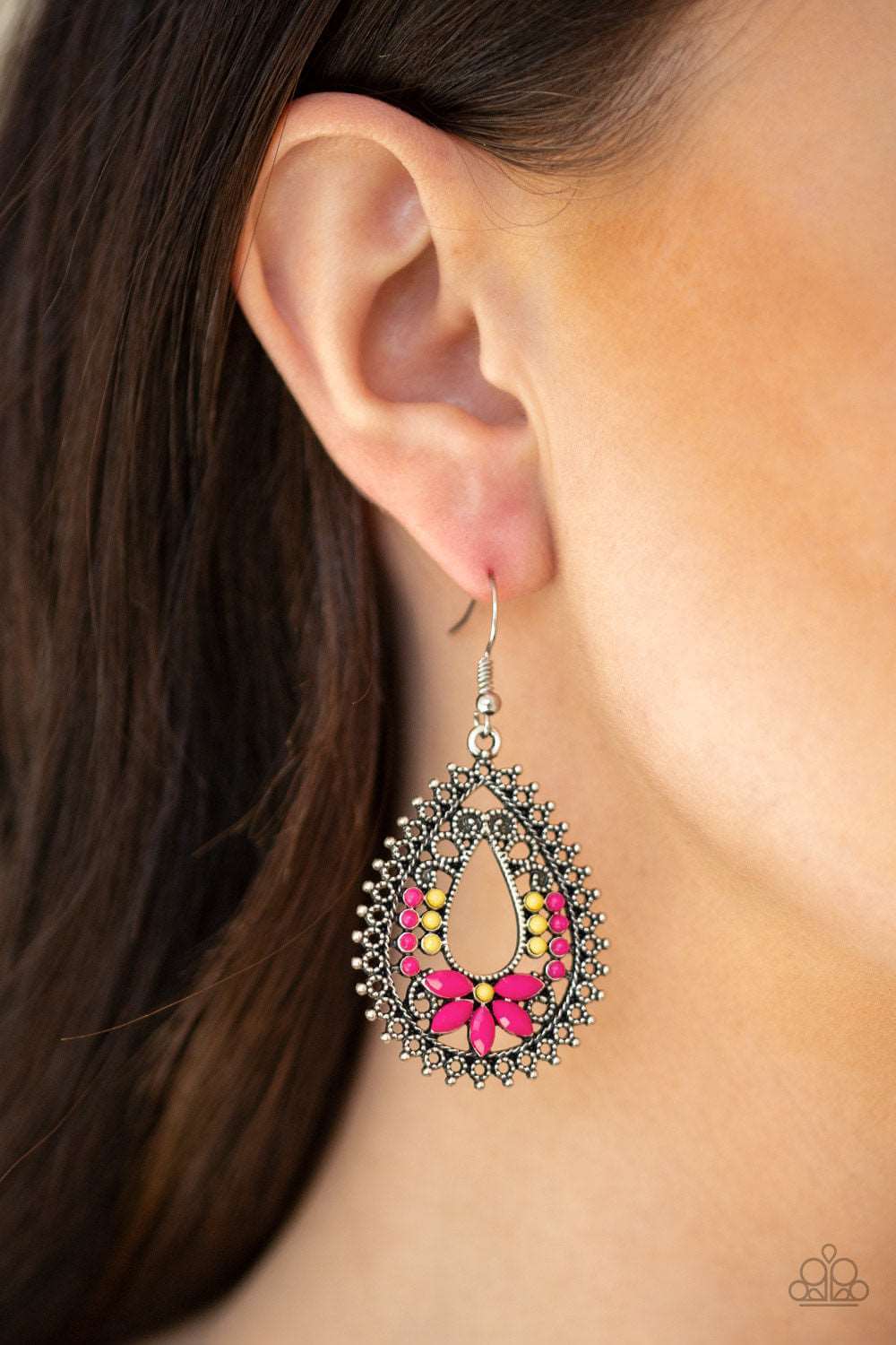 Paparazzi Accessories ✽ Atta-GALA - Pink Earrings✽Flat Rate Ship $4.50✽