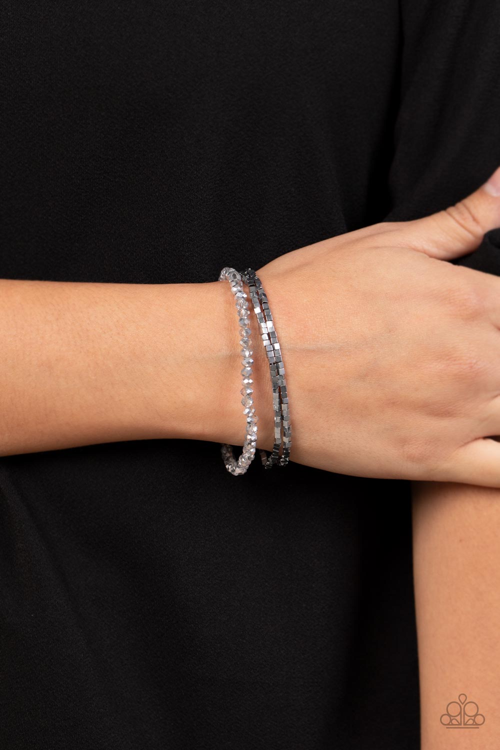 Paparazzi Accessories ❋Just a Spritz - Silver Bracelet❋ Flat Rate Ship $4.50❋
