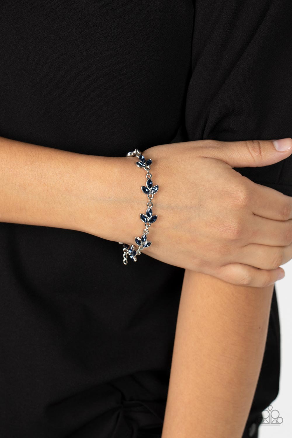 Paparazzi Accessories ❋Gala Garland - Blue Bracelet❋ Flat Rate Ship $4.50❋