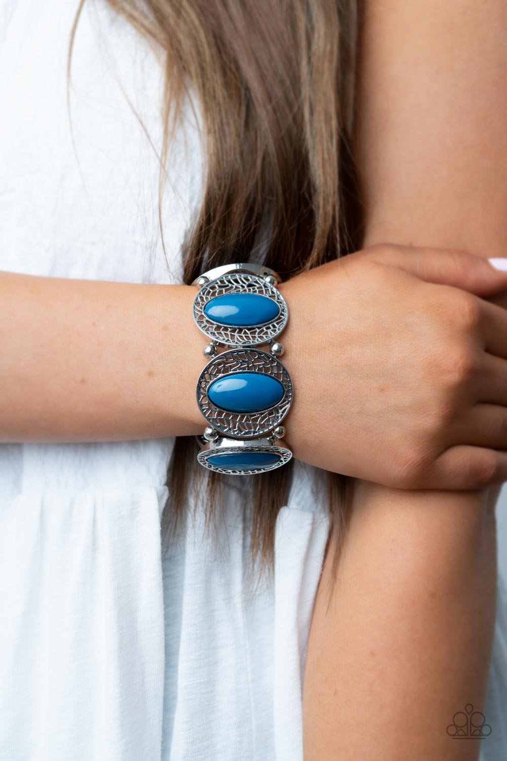Paparazzi Accessories ❋Eastern Escapade - Blue Bracelet❋ Flat Rate Ship $4.50❋