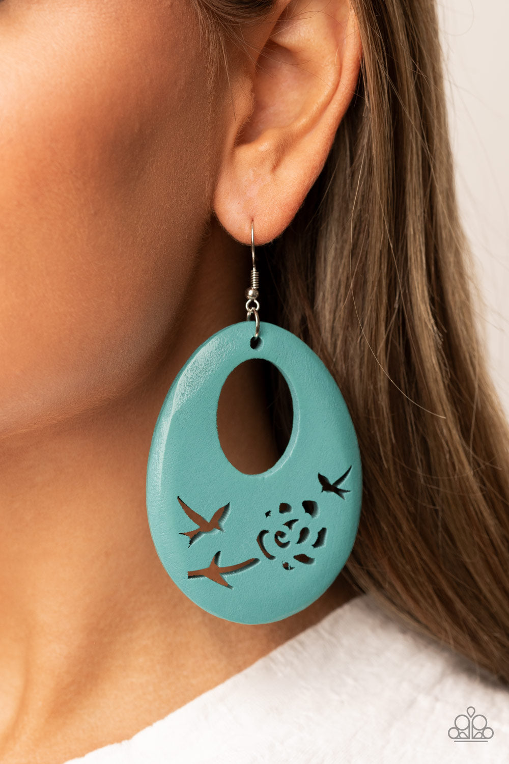 Paparazzi Accessories ❋Home TWEET Home - Blue Earrings❋ Flat Rate Ship $4.50❋