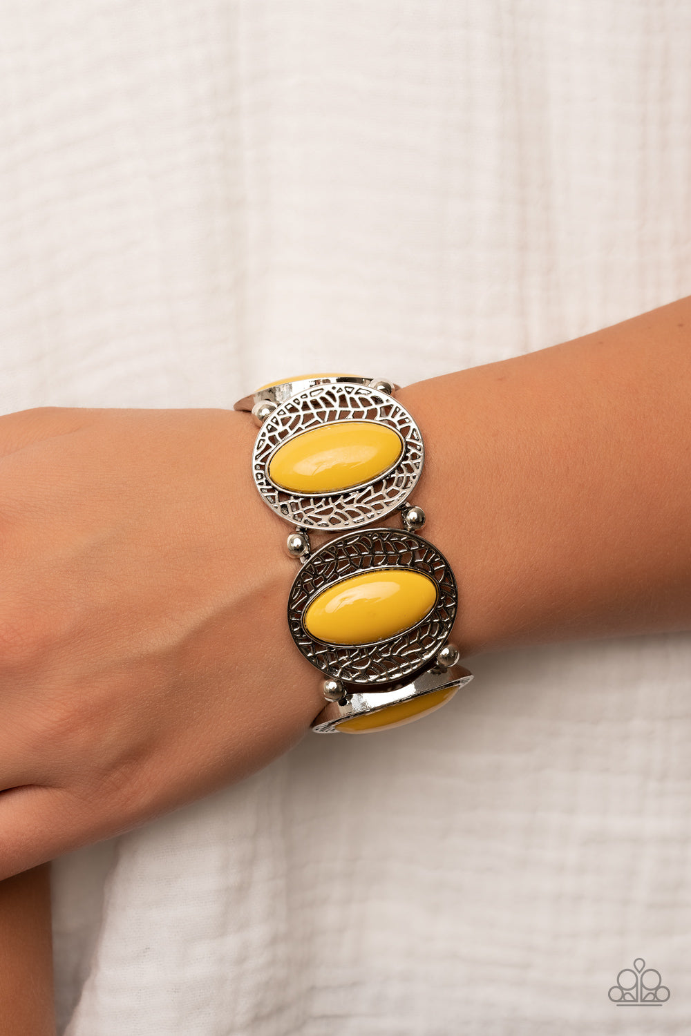 Paparazzi Accessories ❋Eastern Escapade - Yellow Bracelet❋ Flat Rate Ship $4.50❋