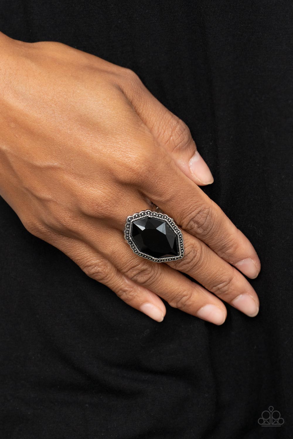Paparazzi Accessories ❋Avant-GRANDEUR - Black Ring❋ Flat Rate Ship $4.50❋