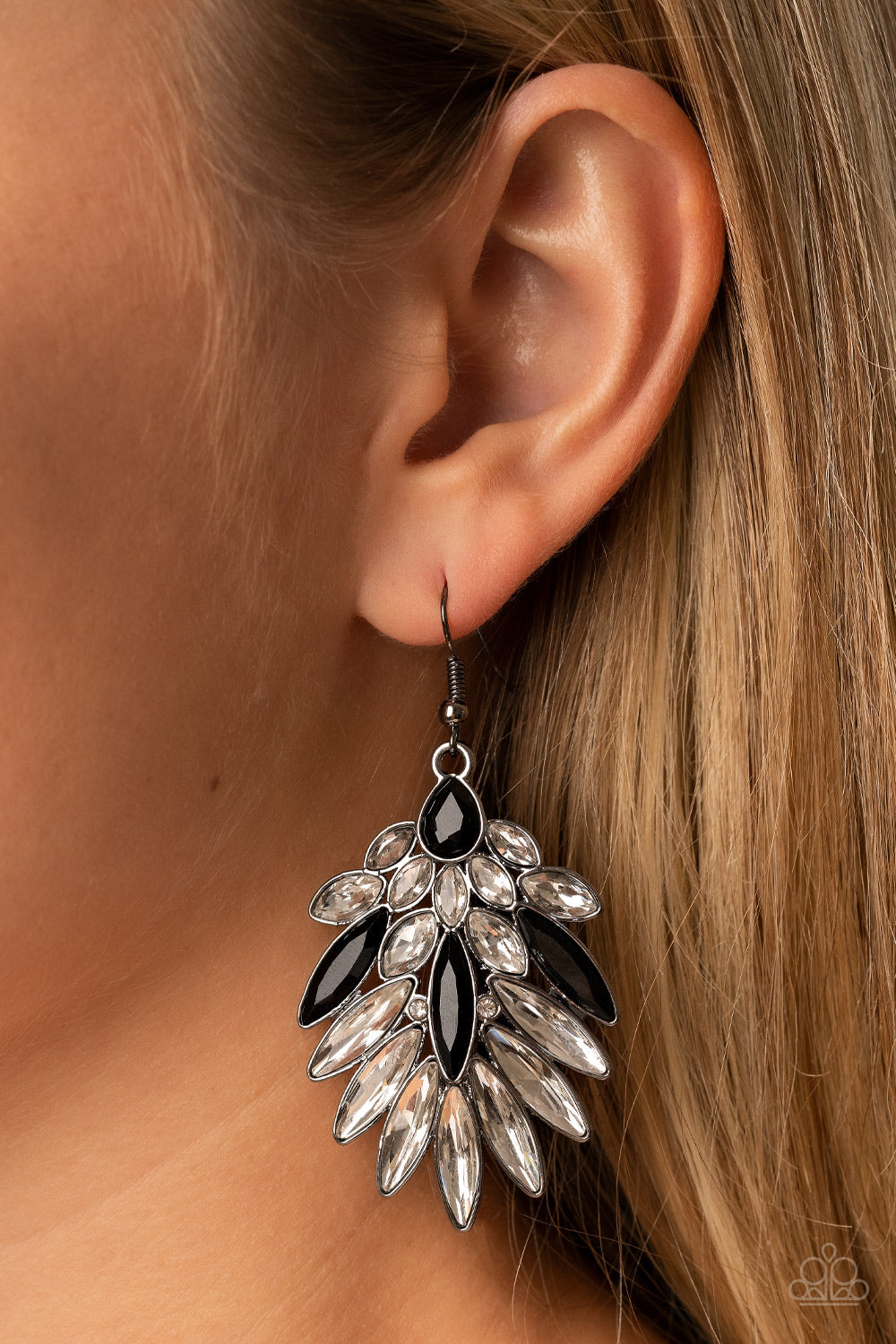 Paparazzi Accessories ❋COSMIC-politan - Black Earrings❋ Flat Rate Ship $4.50❋
