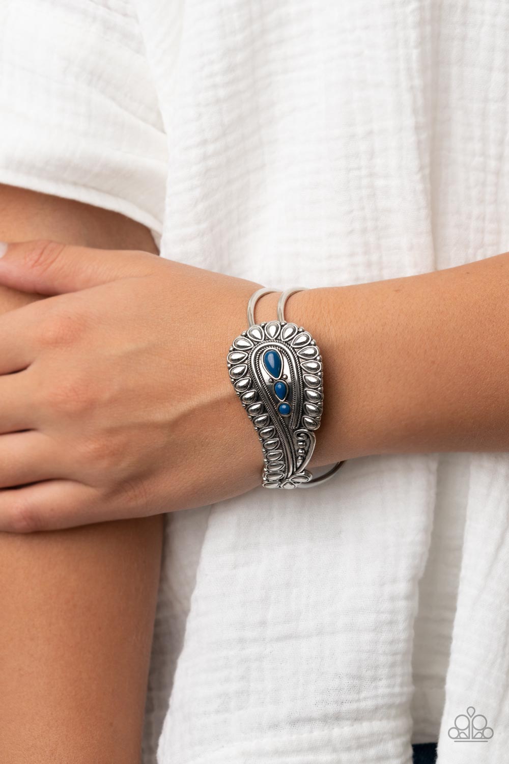 Paparazzi Accessories ❋Paisley Prairie - Blue Bracelet❋ Flat Rate Ship $4.50❋