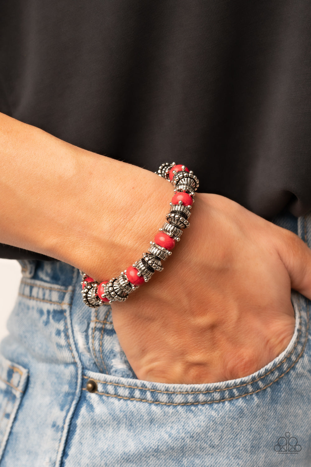 Paparazzi Accessories ❋Canyon Crusher - Red Bracelet❋ Flat Rate Ship $4.50❋