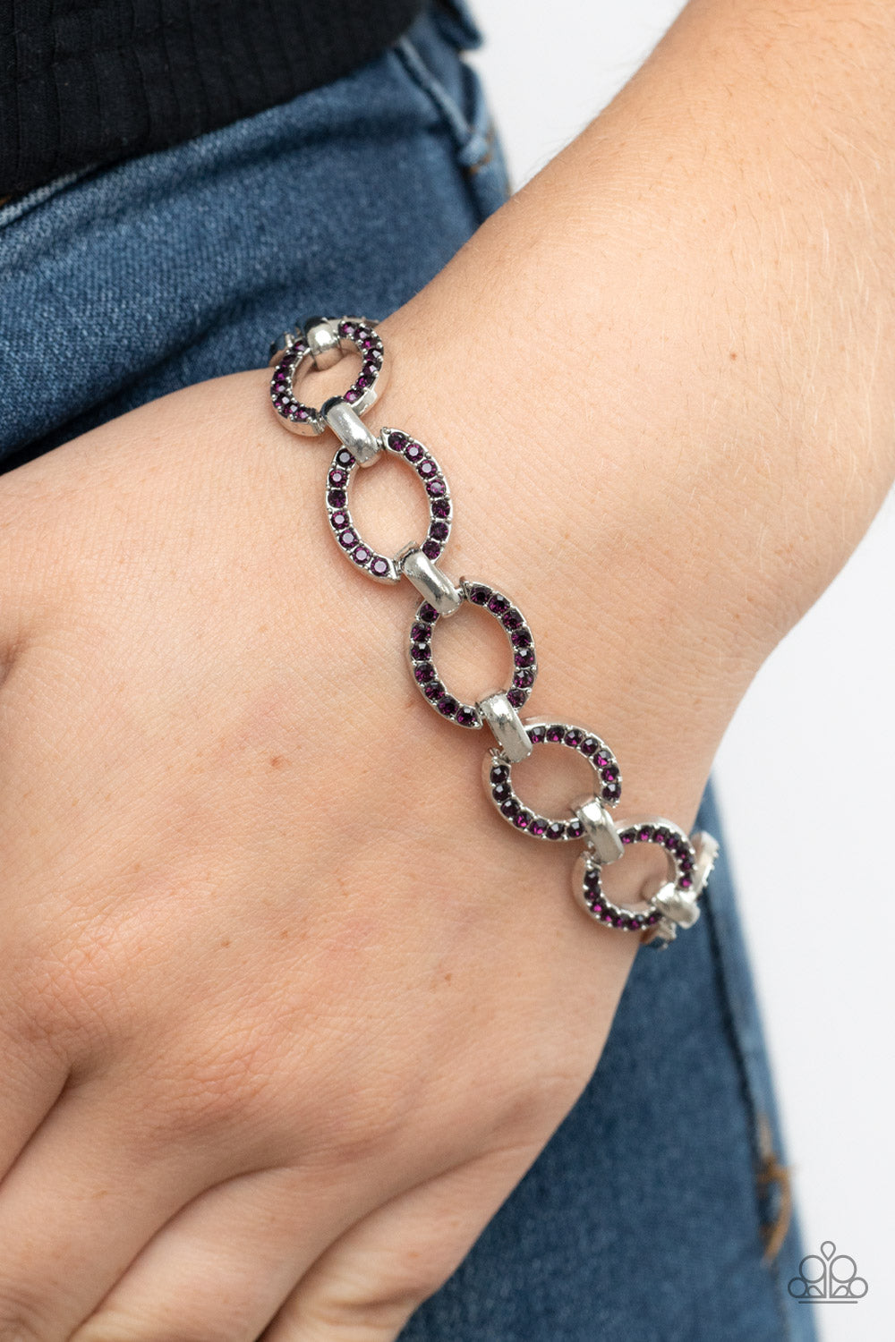 Paparazzi Accessories ❋Date Night Debonair - Purple Bracelet❋ Flat Rate Ship $4.50❋