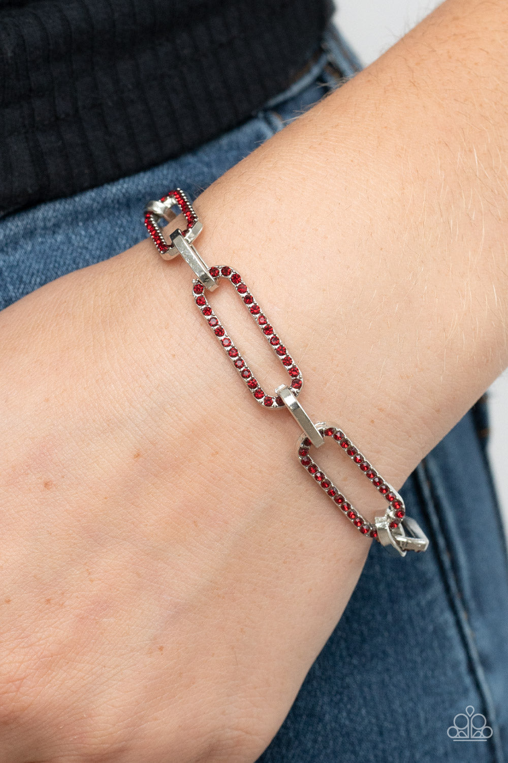 Paparazzi Accessories ❋Still Not OVAL You - Red Bracelet❋ Flat Rate Ship $4.50❋