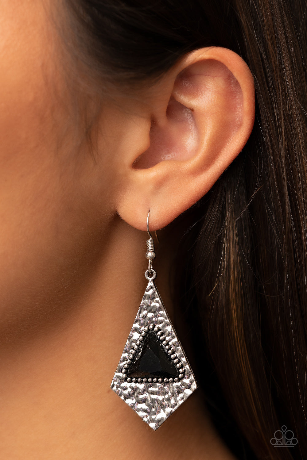 Paparazzi Accessories ❋Cosmic Destination - Black Earrings❋ Flat Rate Ship $4.50❋
