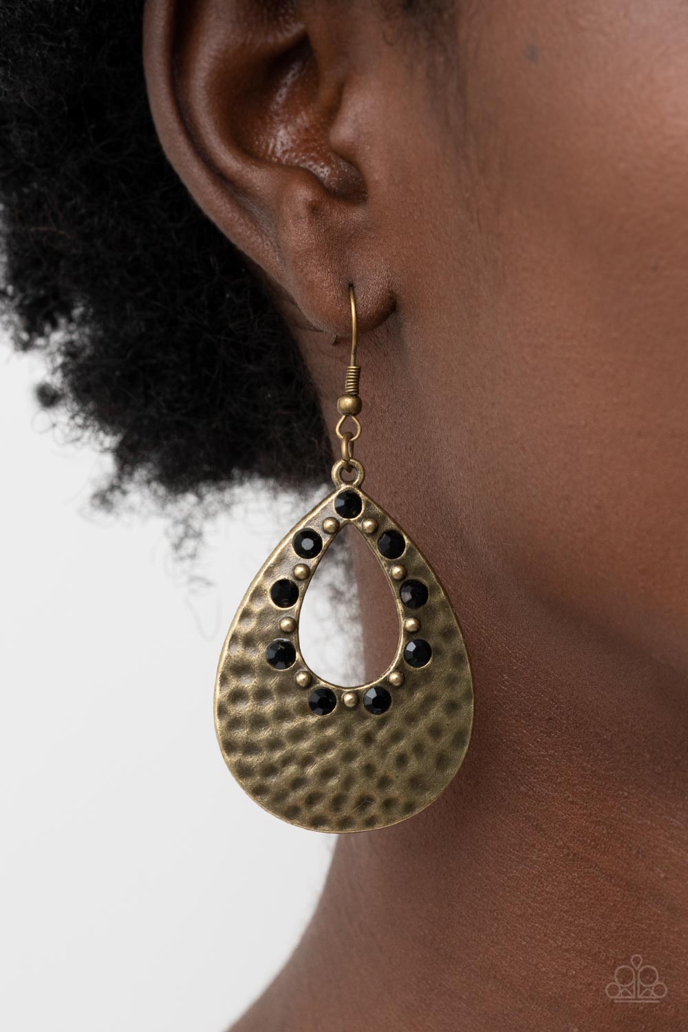 Paparazzi Accessories ❋Terraform Twinkle - Black Earrings❋ Flat Rate Ship $4.50❋