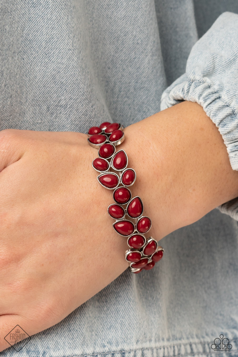 Paparazzi Accessories ❋Marina Romance - Red Bracelet❋ Flat Rate Ship $4.50❋