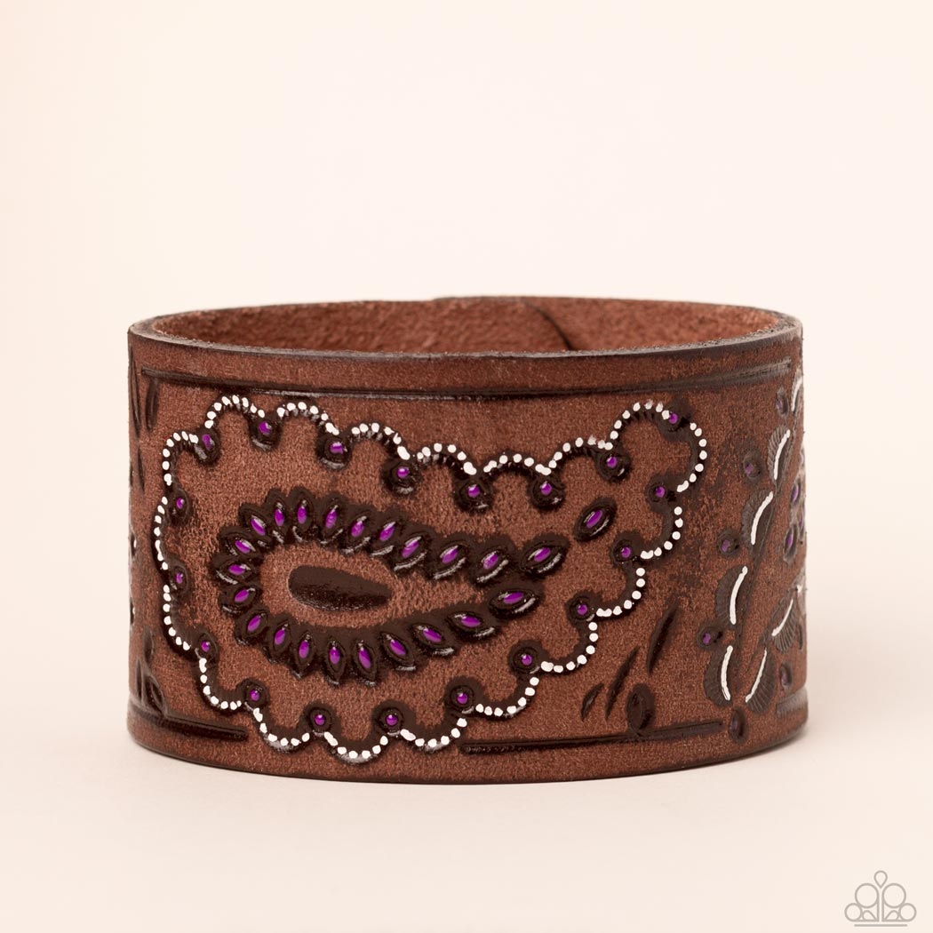 Paparazzi Accessories ❋Paisley Pioneer - Purple Bracelet❋ Flat Rate Ship $4.50❋