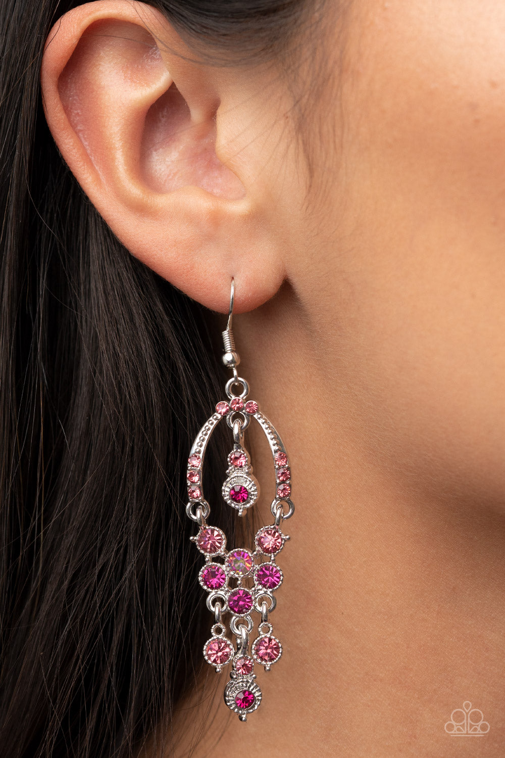 Paparazzi Accessories ❋Sophisticated Starlet - Pink Earrings❋ Flat Rate Ship $4.50❋