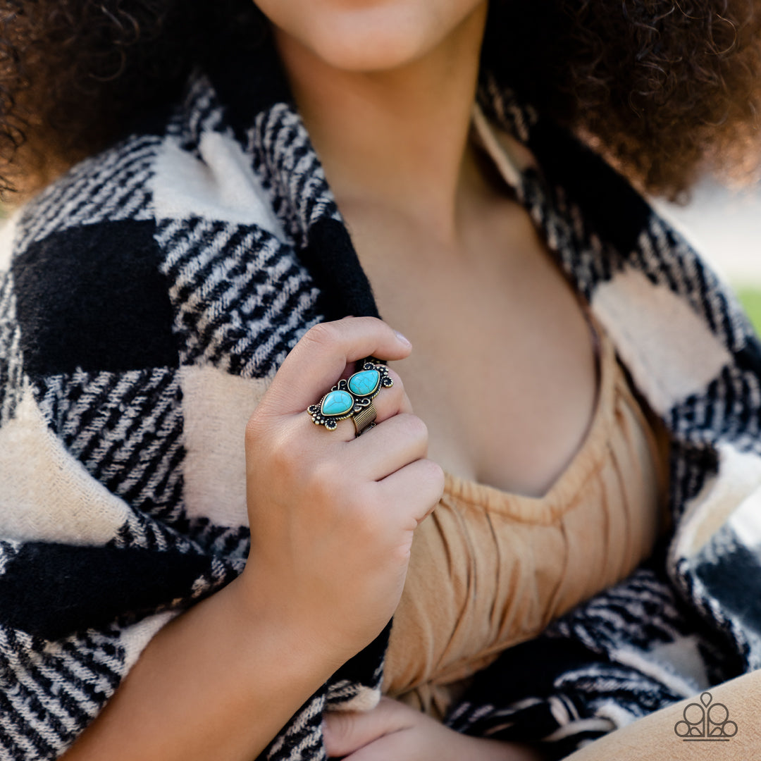 Paparazzi Accessories ❋Adobe Garden - Brass Ring❋ Flat Rate Ship $4.50❋