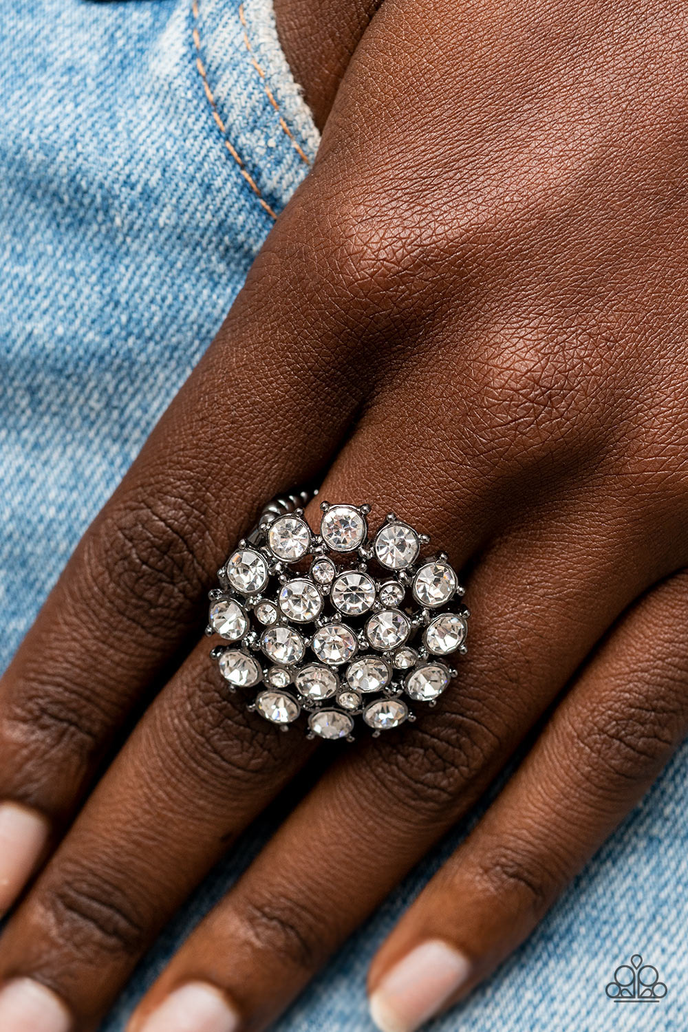 Paparazzi Accessories ❋SELFIE-Confidence - Black Ring❋ Flat Rate Ship $4.50❋