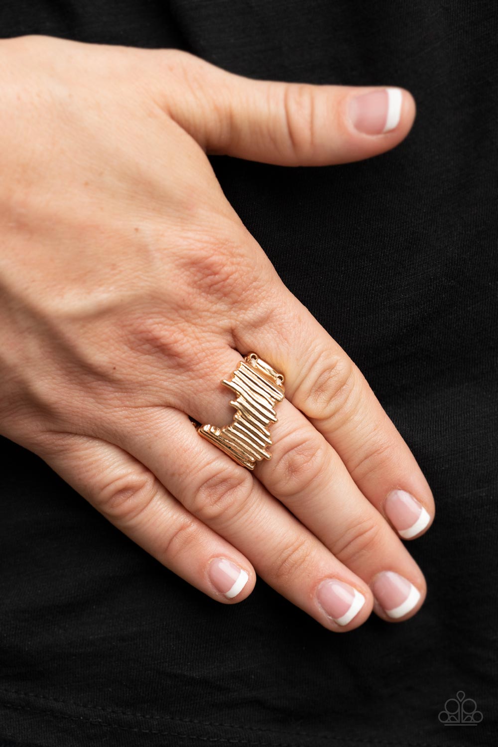 Paparazzi Accessories ❋Along the Lines - Gold Ring❋ Flat Rate Ship $4.50❋