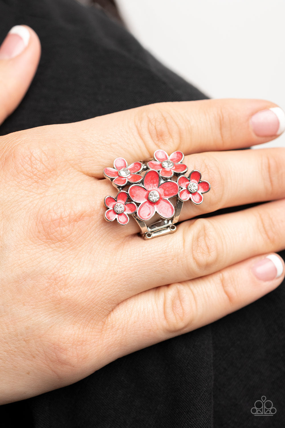 Paparazzi Accessories ❋Boastful Blooms - Red Ring❋ Flat Rate Ship $4.50❋