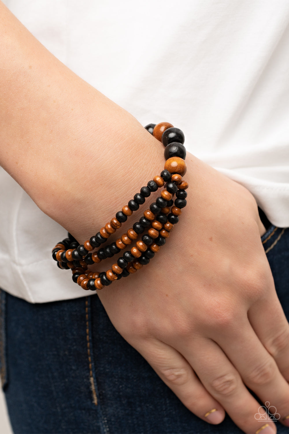 Paparazzi Accessories ❋Oceania Oasis - Black Bracelet❋ Flat Rate Ship $4.50❋