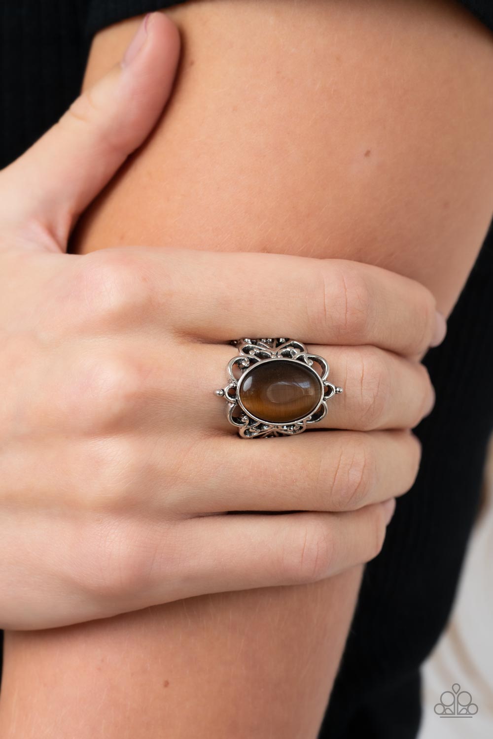 Paparazzi Accessories ❋Radiantly Reminiscent - Brown Ring❋ Flat Rate Ship $4.50❋