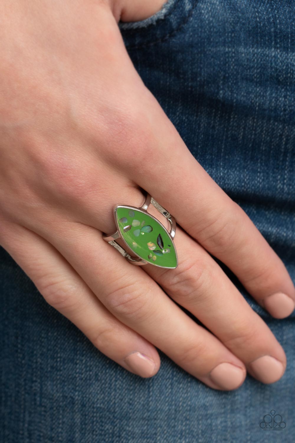 Paparazzi Accessories ❋Oceanic Odyssey - Green Ring❋ Flat Rate Ship $4.50❋