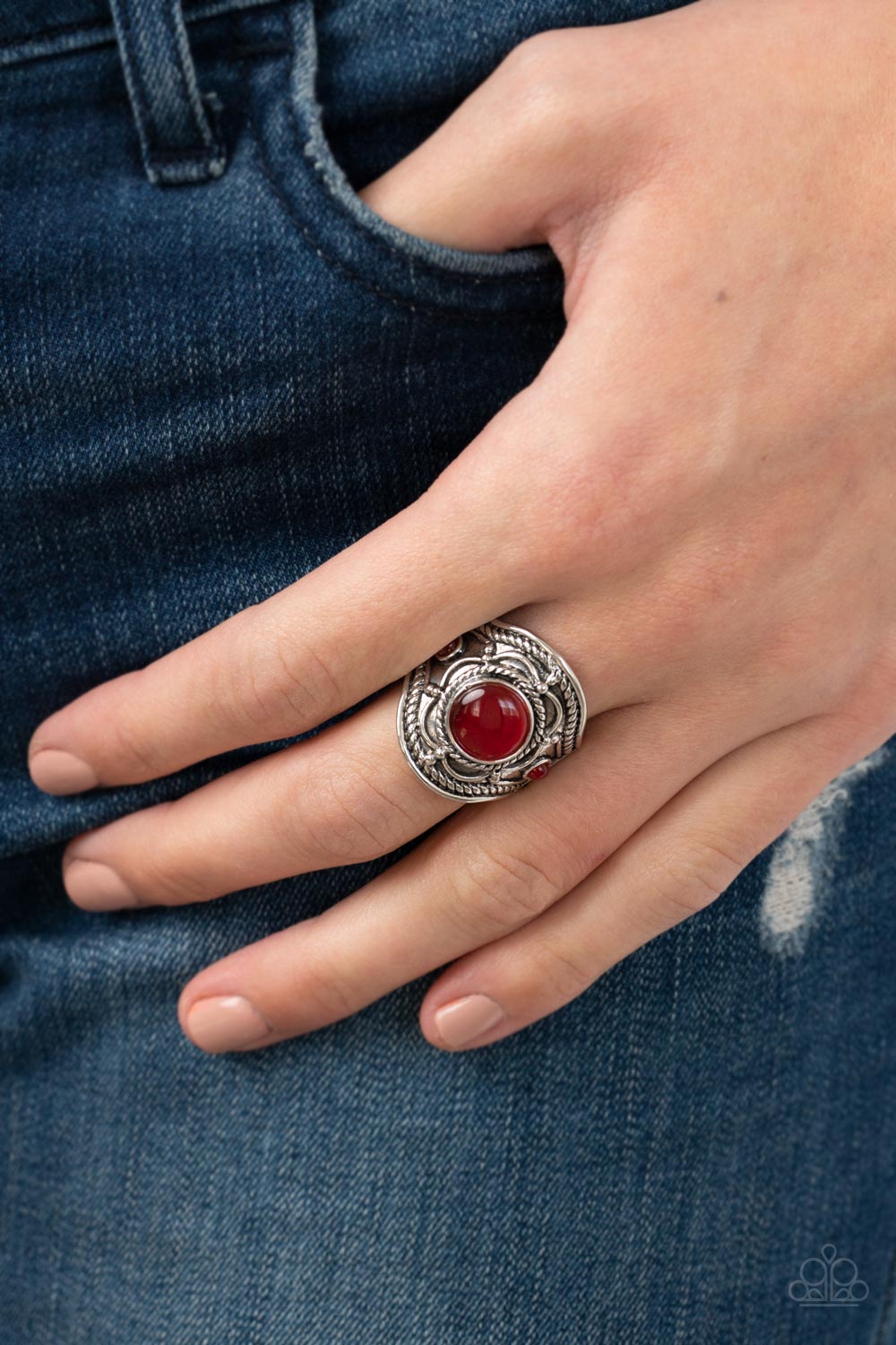 Paparazzi Accessories ❋Exuberant Escapade - Red Ring❋ Flat Rate Ship $4.50❋