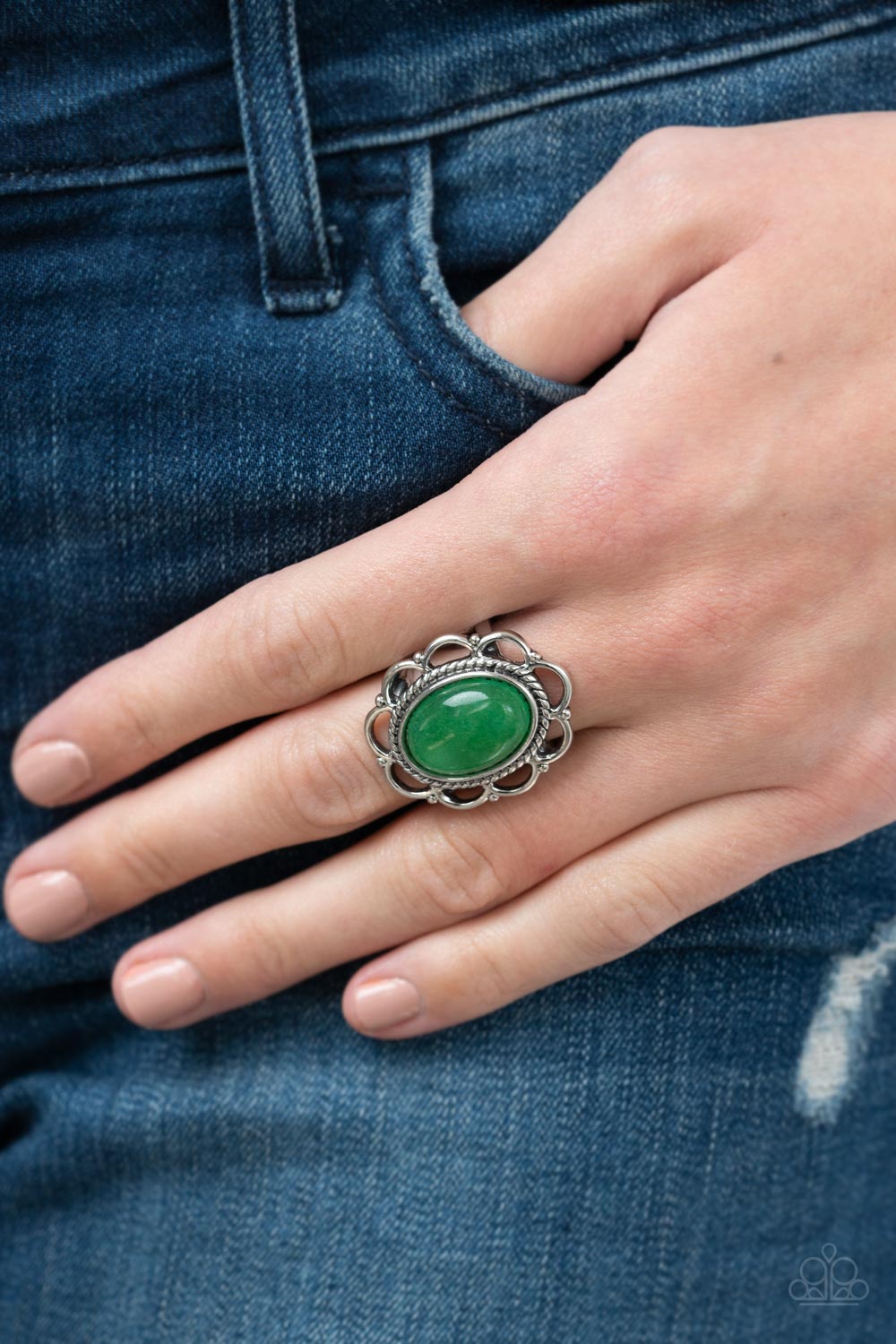 Paparazzi Accessories ❋Gemstone Eden - Green Ring❋ Flat Rate Ship $4.50❋