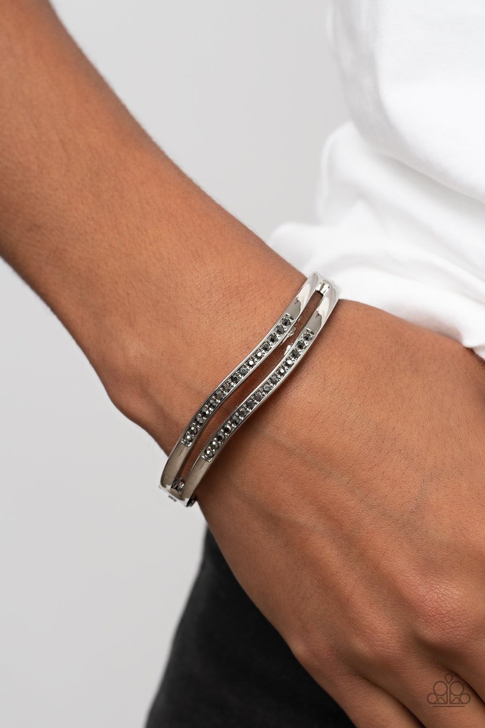Paparazzi Accessories ❋Gen Z Glamour - Silver Bracelet❋ Flat Rate Ship $4.50❋