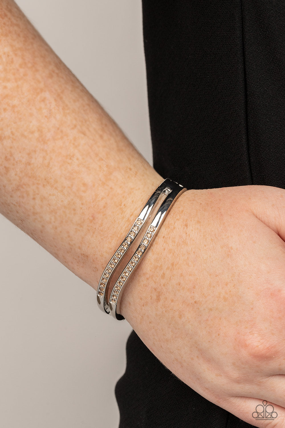 Paparazzi Accessories ❋Gen Z Glamour - Brown Bracelet❋ Flat Rate Ship $4.50❋