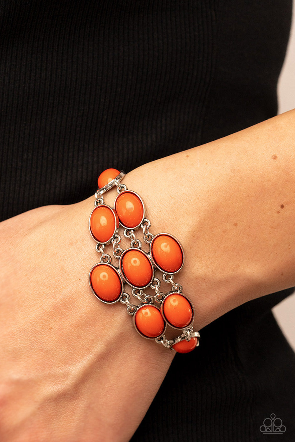 Paparazzi Accessories ❋Color Wheel Garden - Orange Bracelet❋ Flat Rate Ship $4.50❋