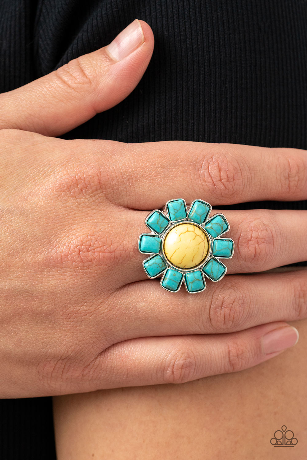 Paparazzi Accessories ❋Mojave Marigold - Yellow Ring❋ Flat Rate Ship $4.50❋
