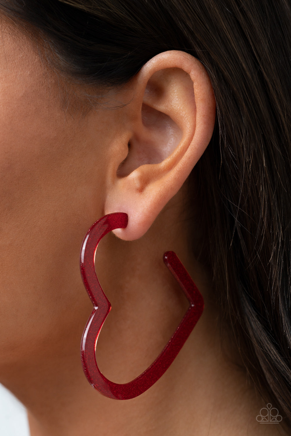 Paparazzi Accessories ❋Heart-Throbbing Twinkle - Red Earrings❋ Flat Rate Ship $4.50❋